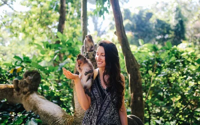Ubud Jungle Swing Bali — Waterfall & Temple Tour