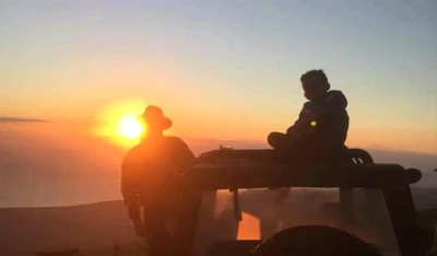 Jeep Tour Sunrise at Mount Batur with Natural Hot Spring