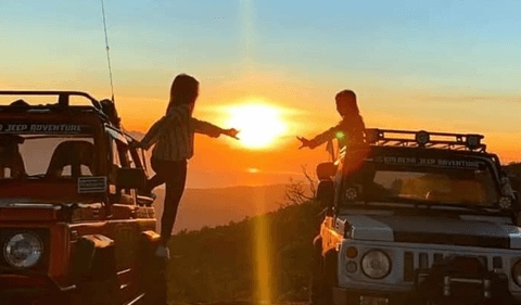 Jeep Tour Sunrise at Mount Batur with Natural Hot Spring