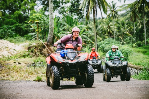 ATV Through Tunnel and Waterfall with Kuber Adventures