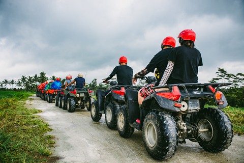 ATV Through Tunnel and Waterfall with Kuber Adventures