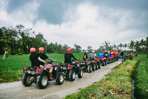 ATV Through Tunnel and Waterfall with Kuber Adventures
