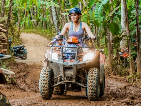 Ubud ATV Quad Bike Adventure with Gorilla Cave and Lunch