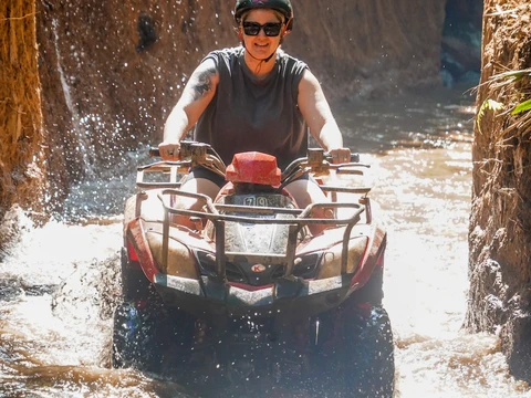 Ubud ATV Quad Bike Adventure with Gorilla Cave and Lunch