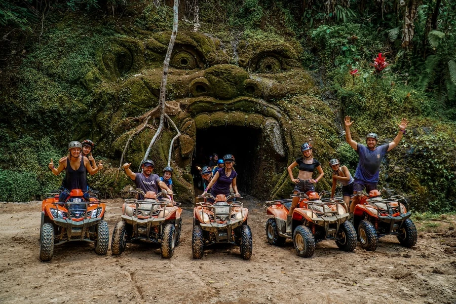 ATV Ubud Quad Bike Adventure with Gorilla Cave and Lunch