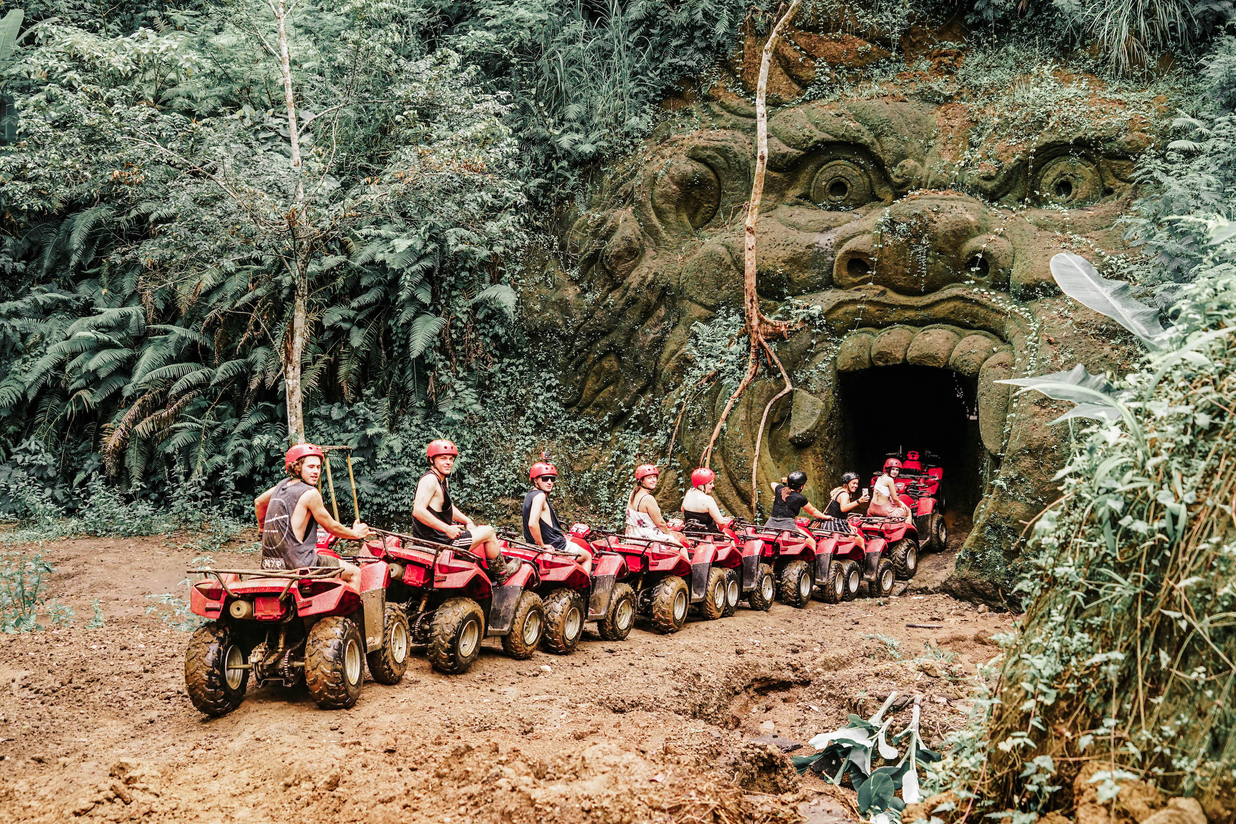 ATV Bali quad bike adventure background