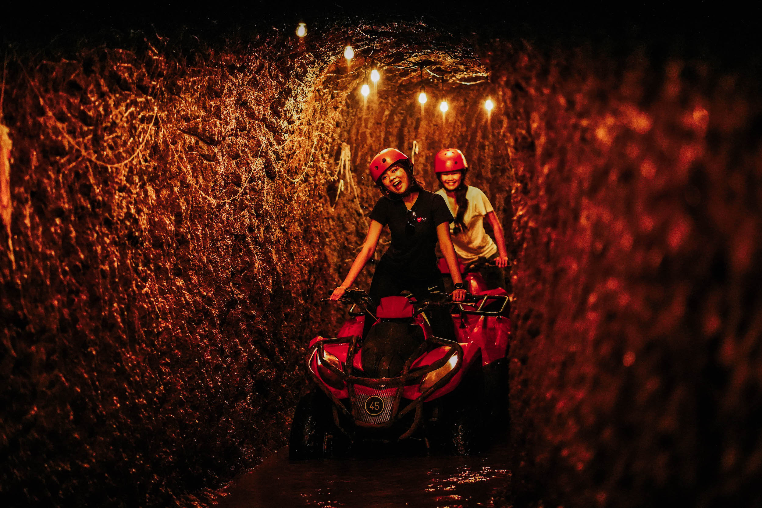 ATV Ubud Bali scenic track through tropical rainforest